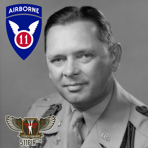 Major General Derril M. Daniel - 11th Airborne Division