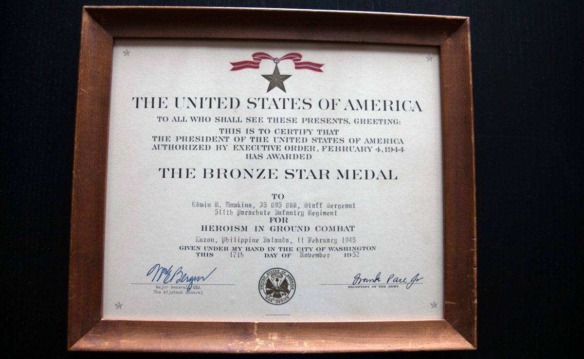 Bronze Star Commendation WWII