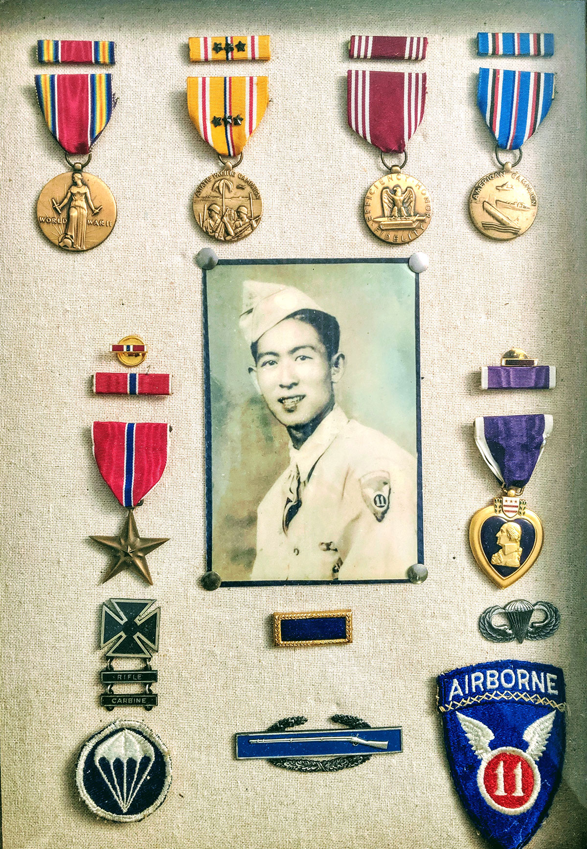 Hung Oak Lee 511th PIR Medals