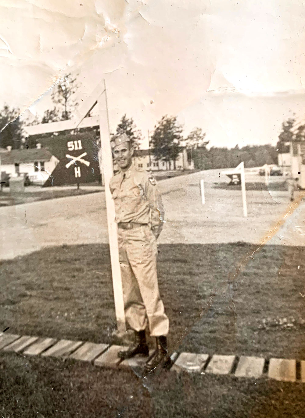 Abraham Snyder 511th PIR at Camp Mackall